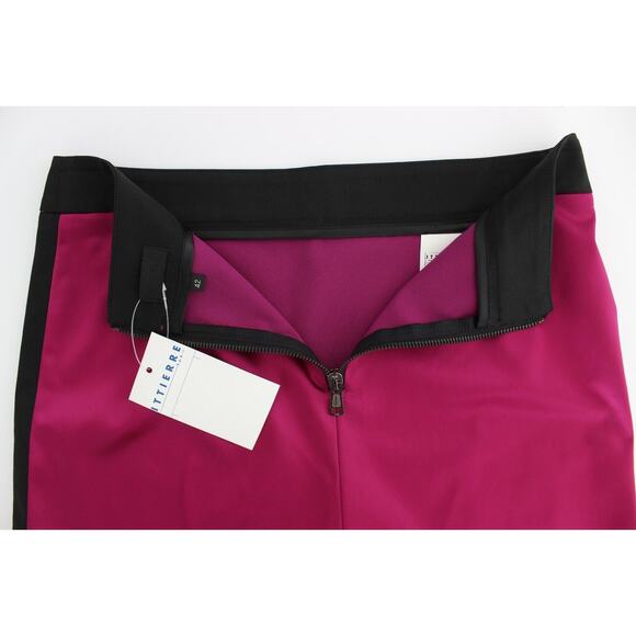 Dolce & Gabbana Pink Black Above Knees Cotton Stretch Skirt/IT38|XS/Pink - Picture 3 of 4